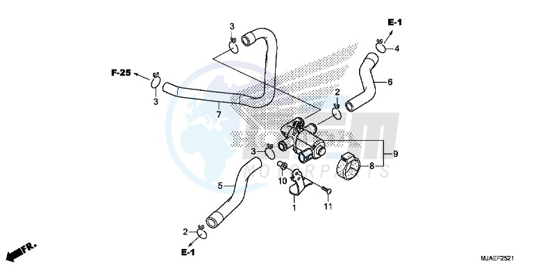 AIR INJECTION VALVE (VT750S) blueprint