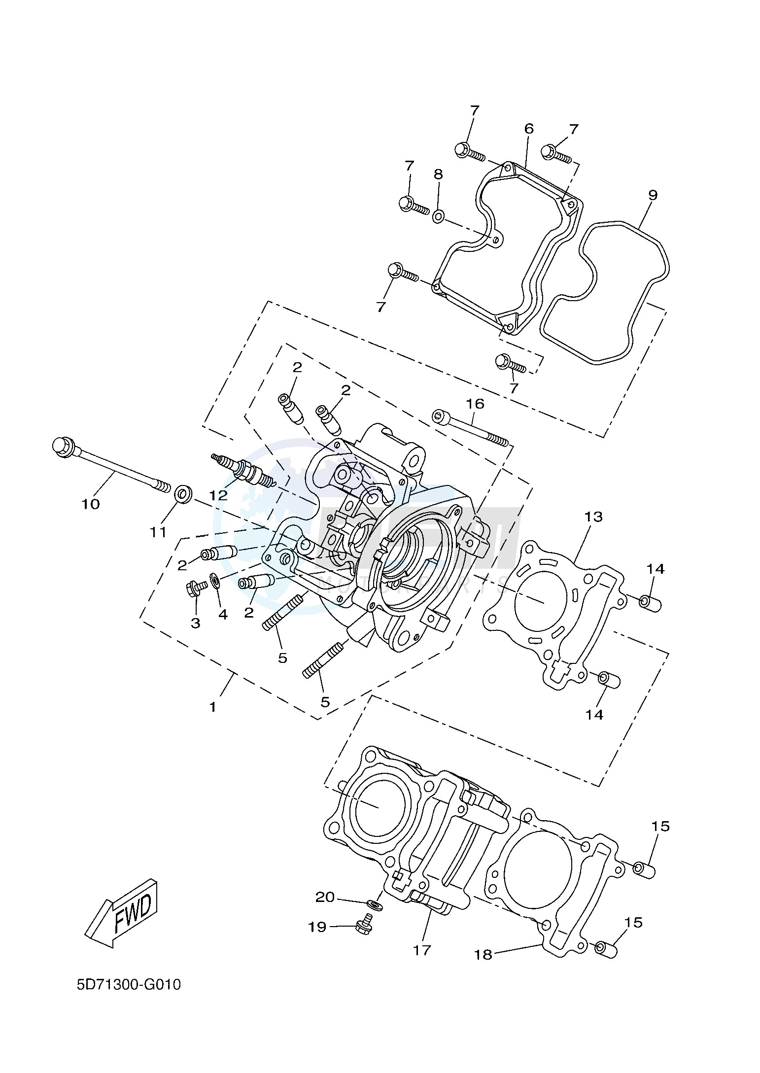 CYLINDER HEAD blueprint