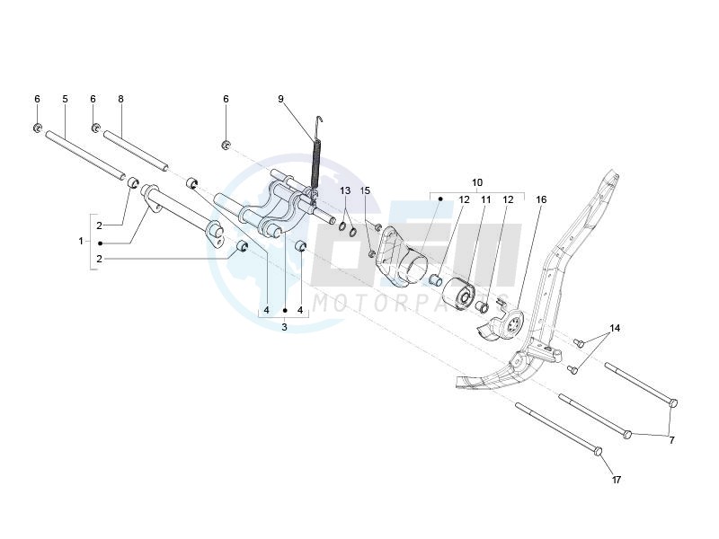 Swinging arm blueprint