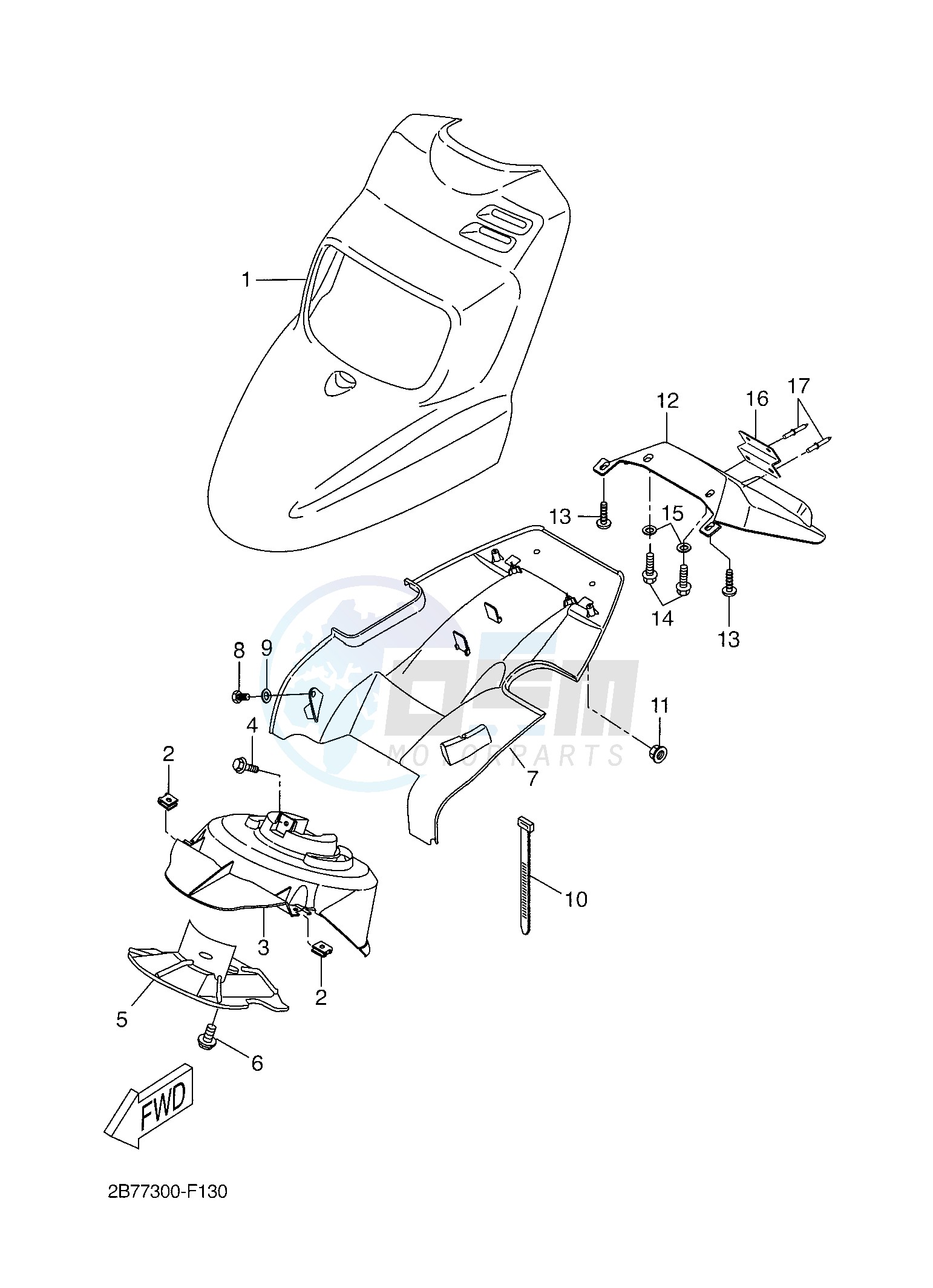 FRONT FENDER image