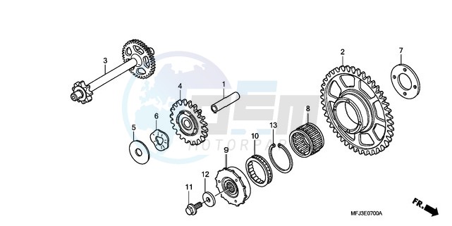 STARTING CLUTCH blueprint