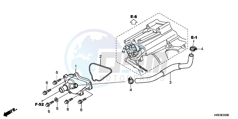 WATER PUMP COVER image