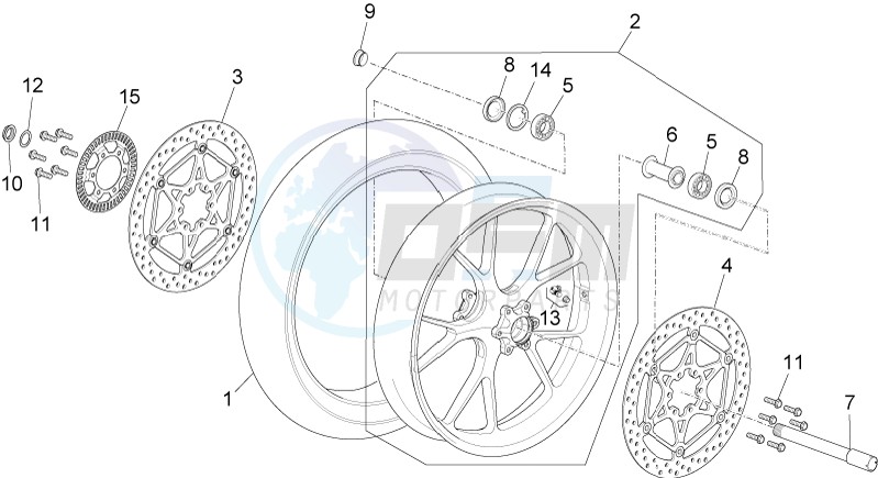 Front Wheel blueprint