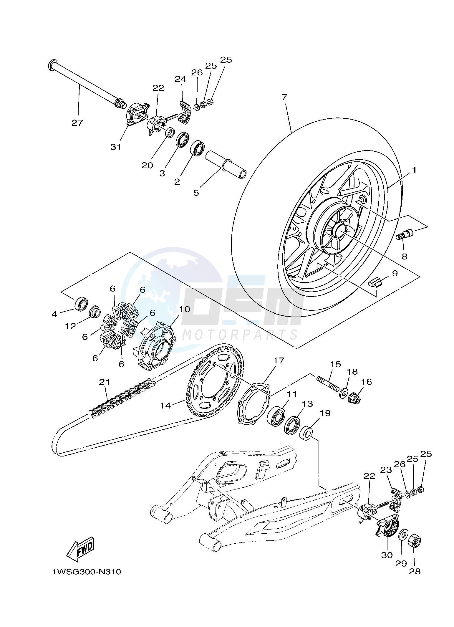 REAR WHEEL image