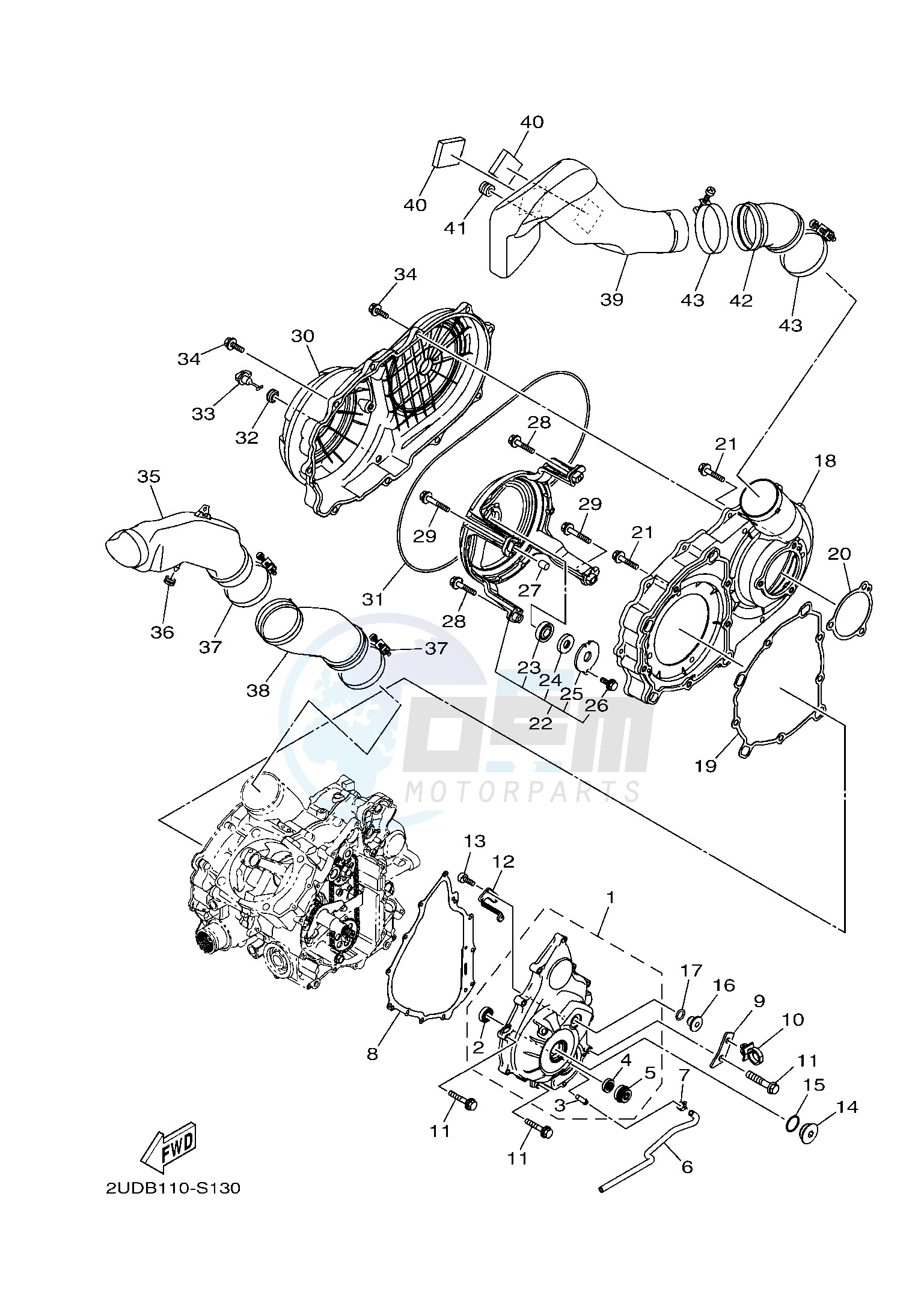 CRANKCASE COVER 1 image