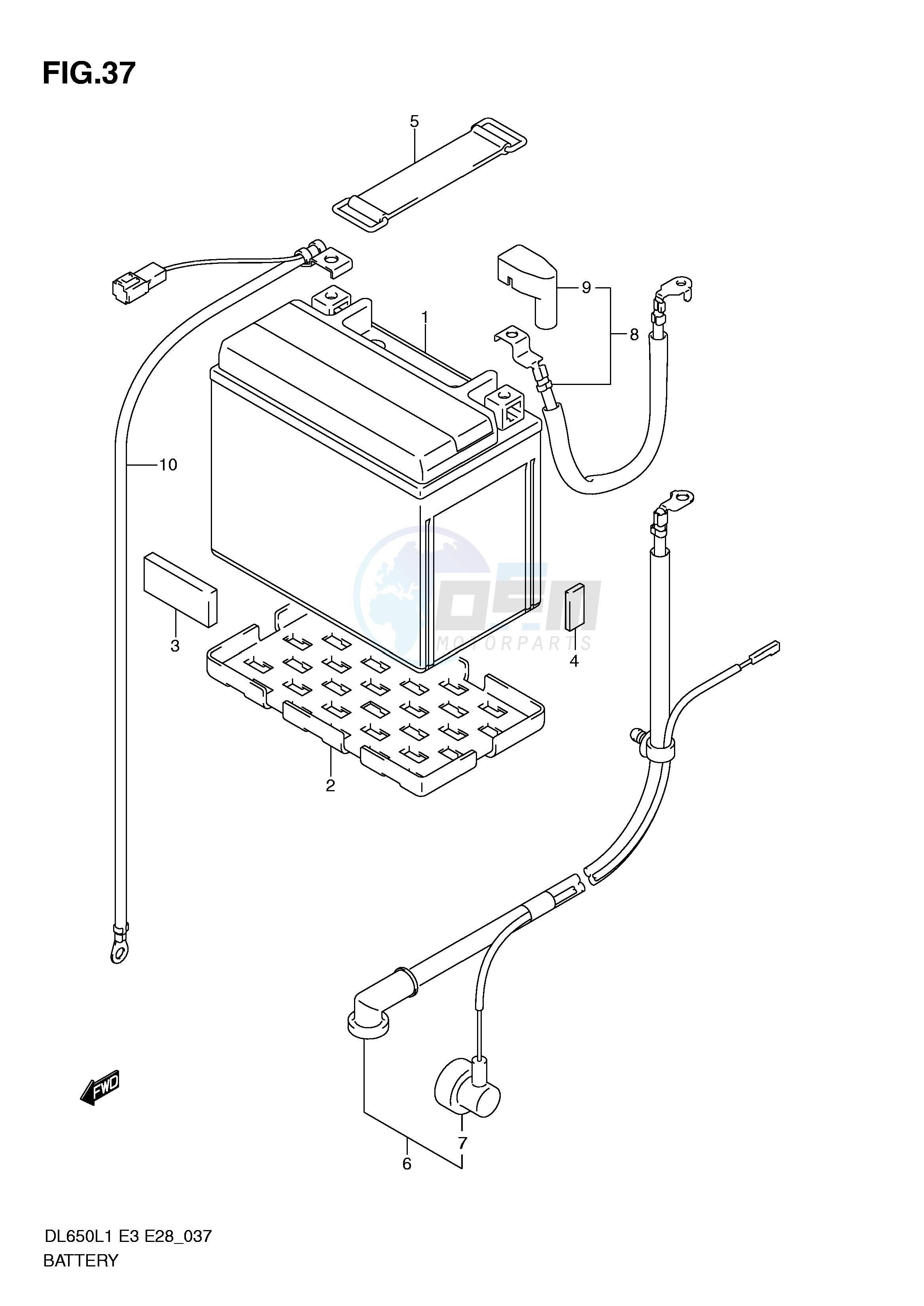 BATTERY (DL650L1 E3) image