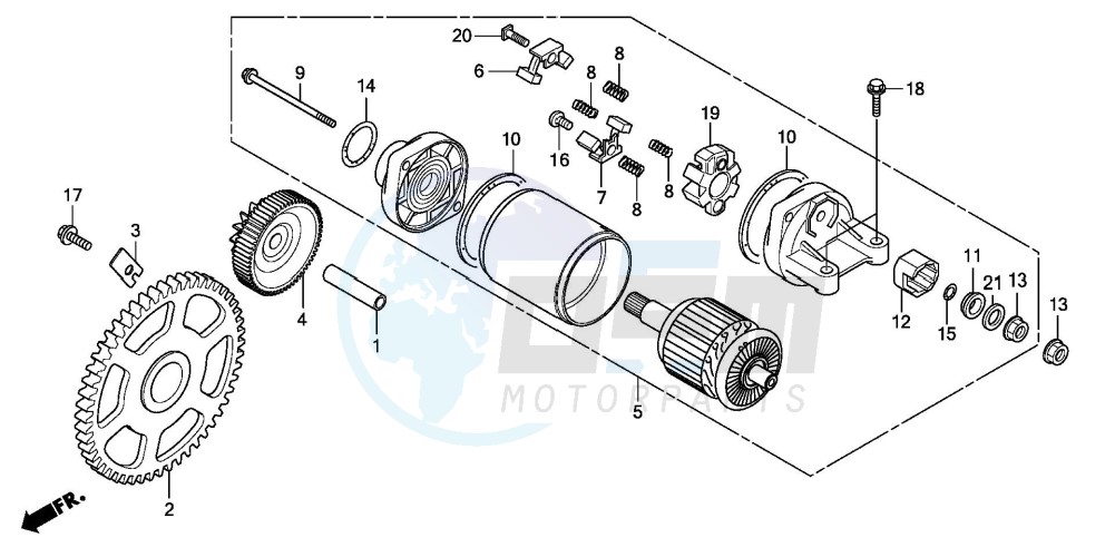 STARTING MOTOR blueprint