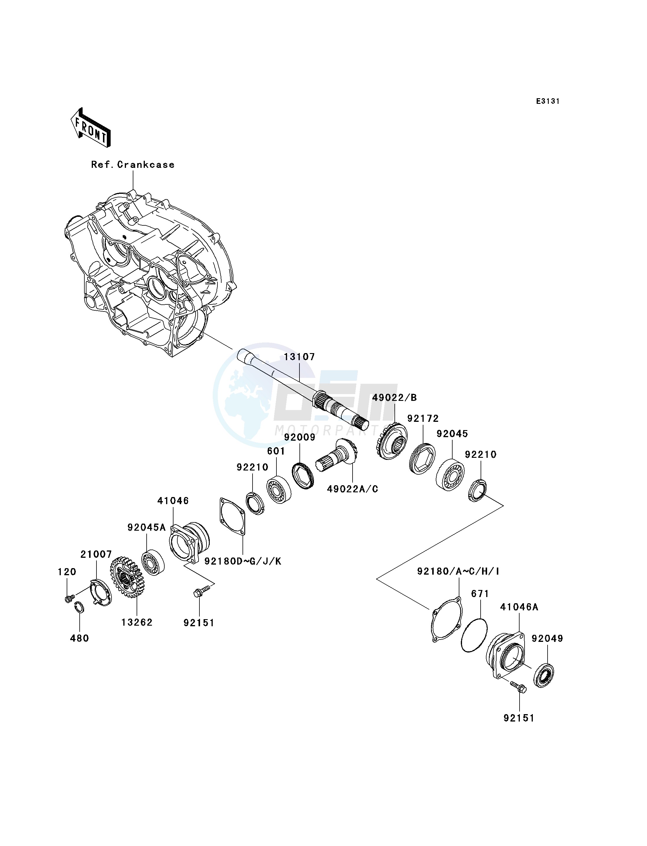 FRONT BEVEL GEAR image