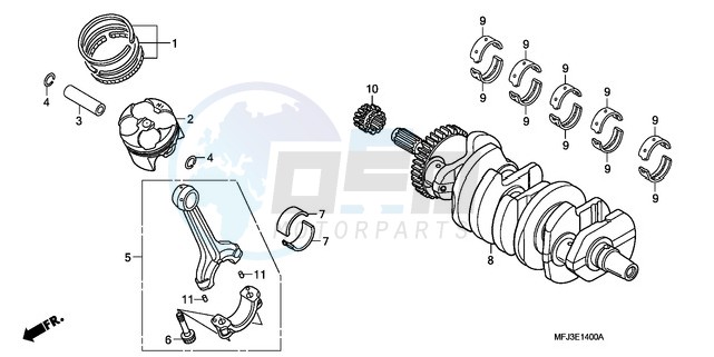 CRANKSHAFT/PISTON image