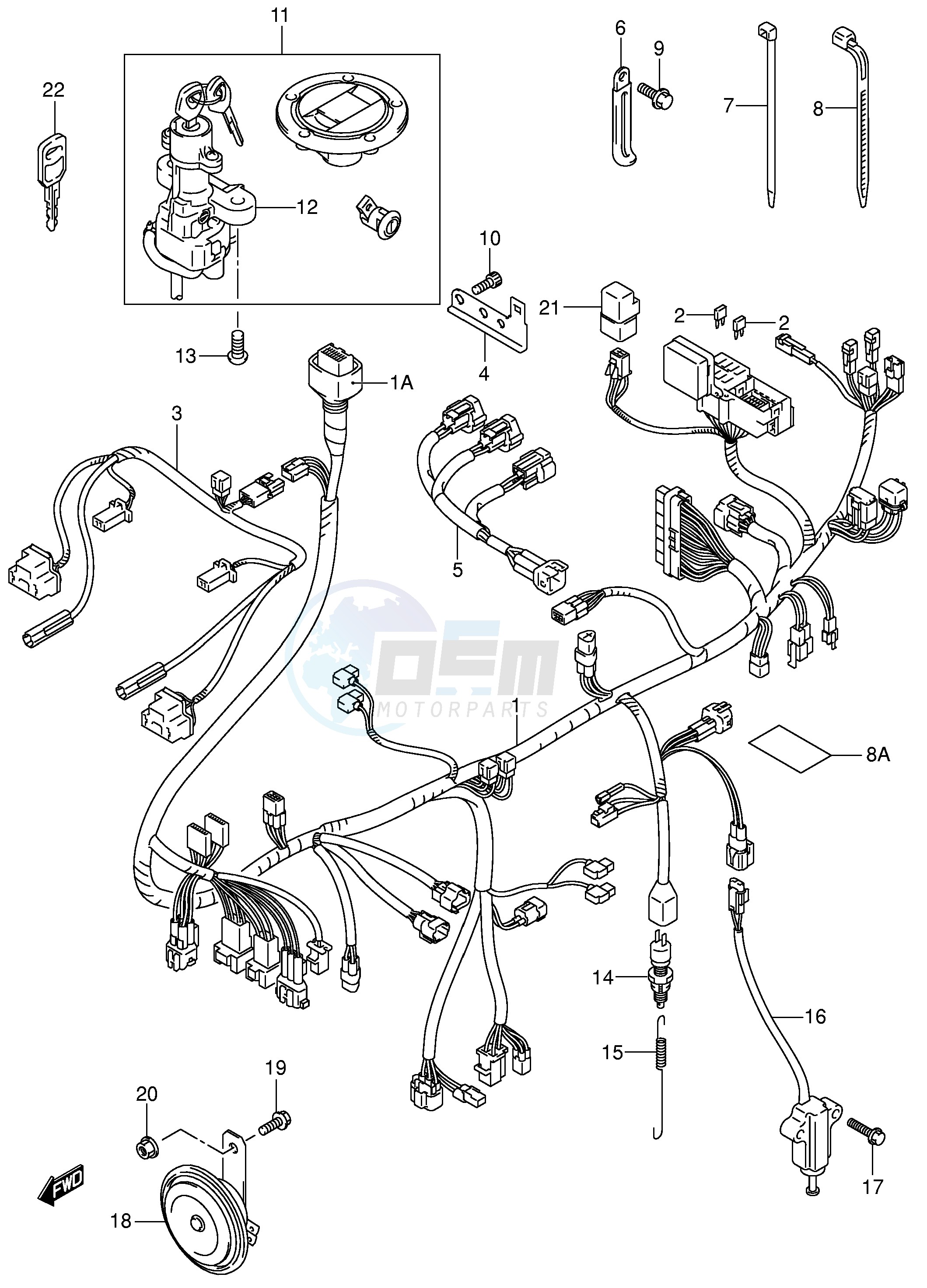 WIRING HARNESS (SV1000S S1 S2) image