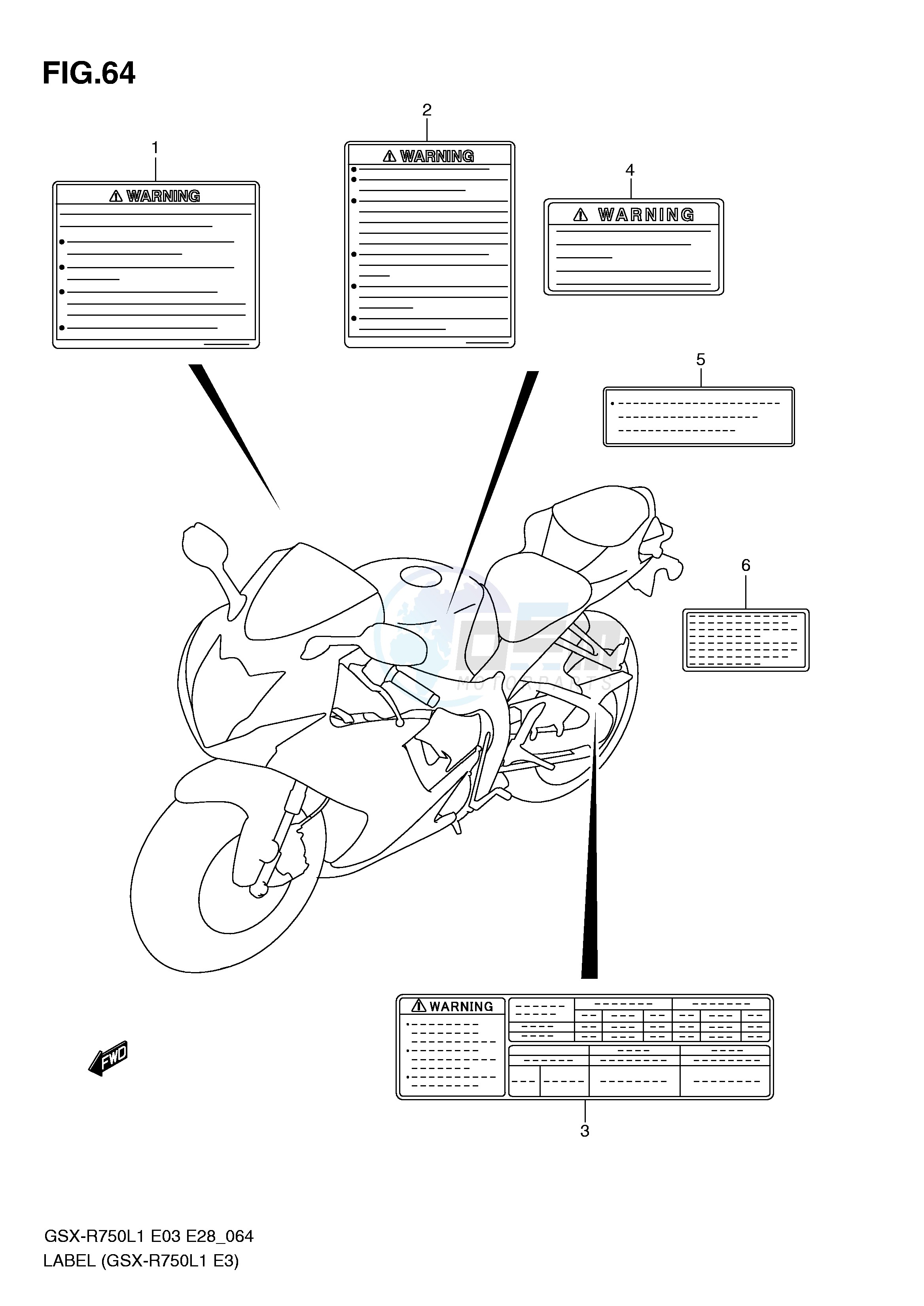 LABEL (GSX-R750L1 E3) blueprint