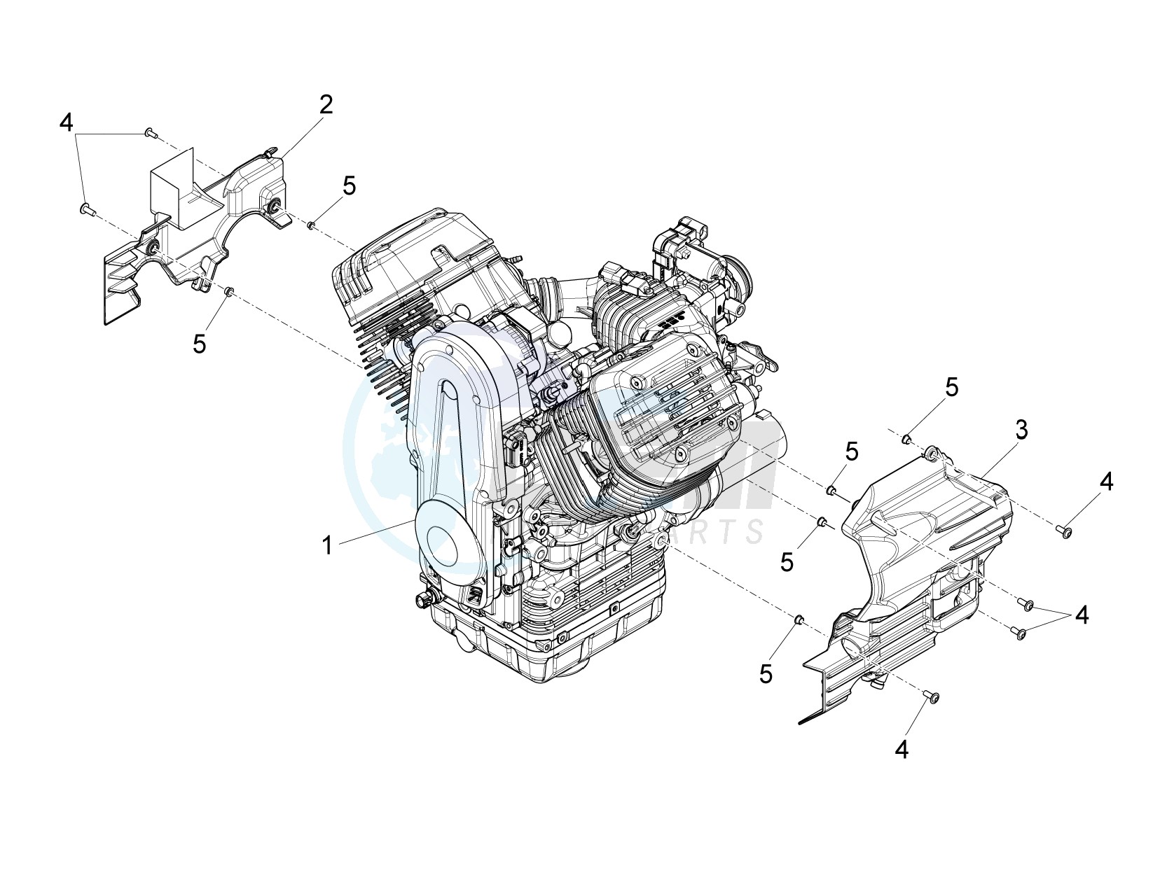 Engine-Completing part-Lever image