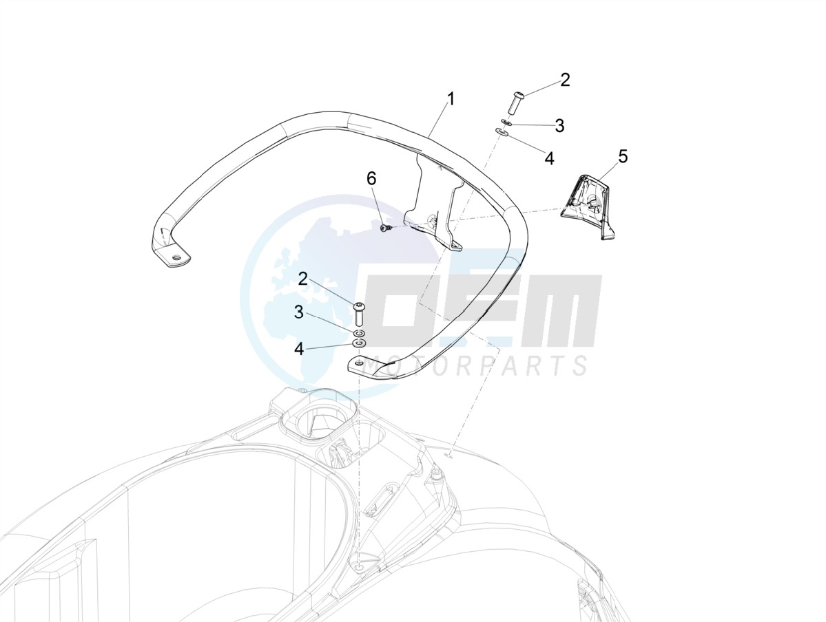 Rear luggage rack image