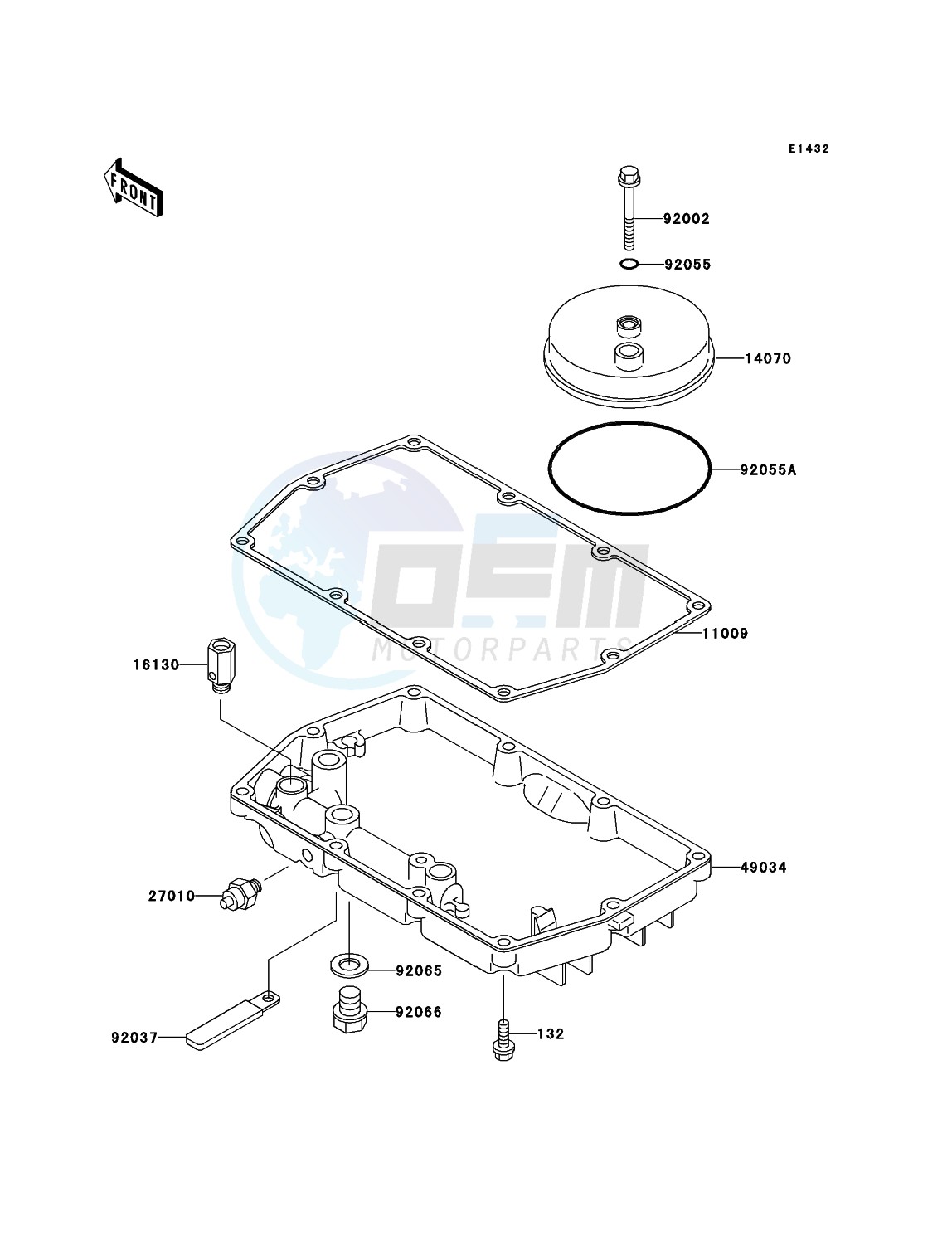 Breather Cover/Oil Pan blueprint