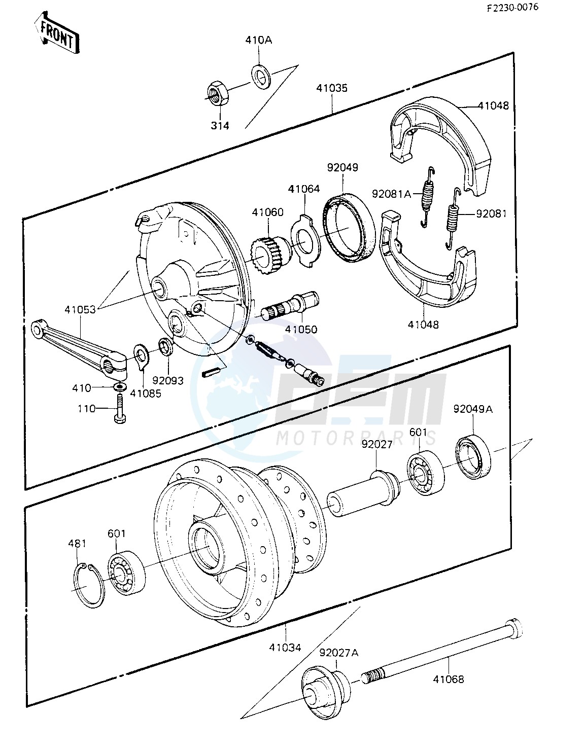 FRONT HUB_BRAKE image