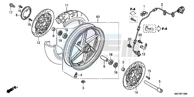 FRONT WHEEL image