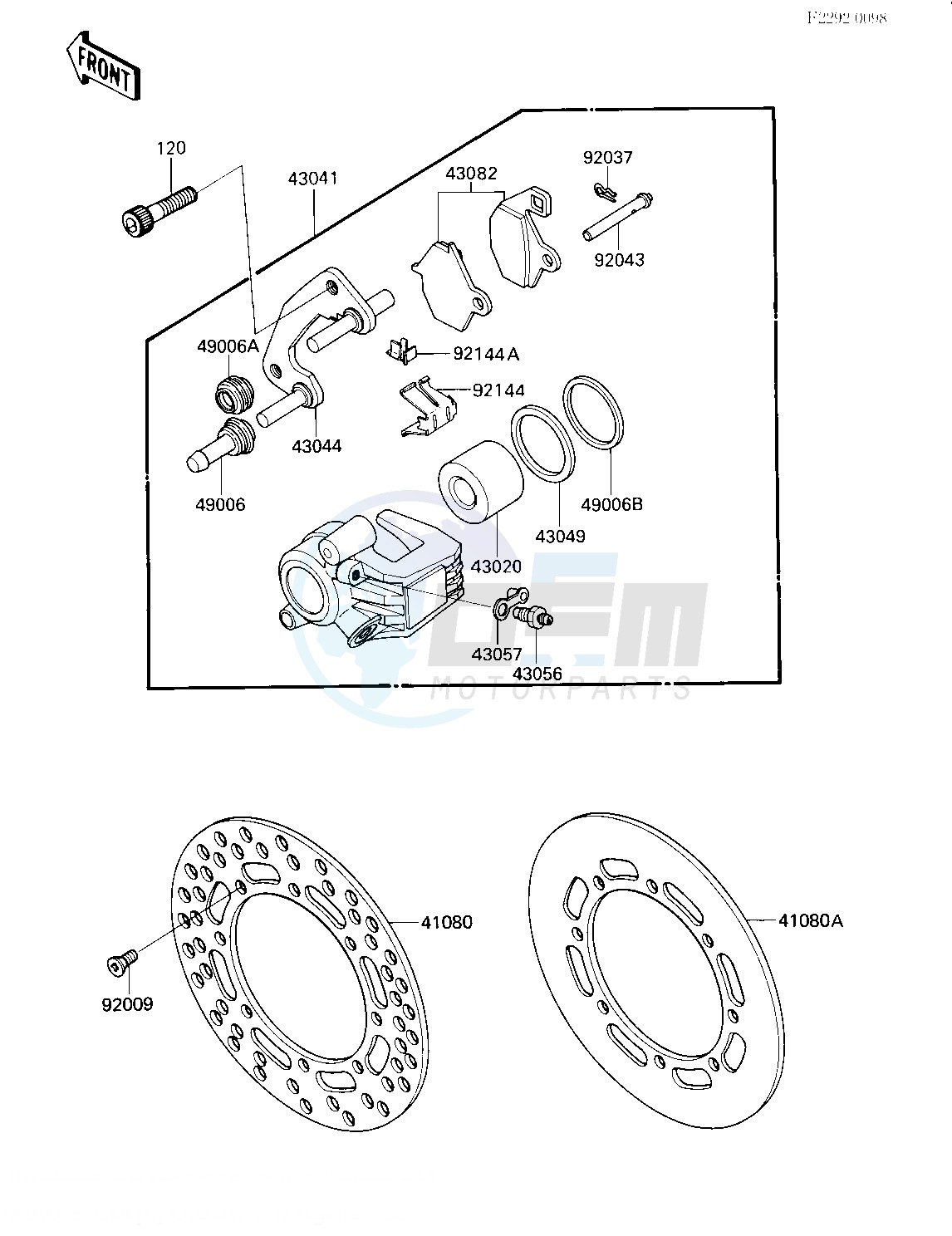 FRONT BRAKE image