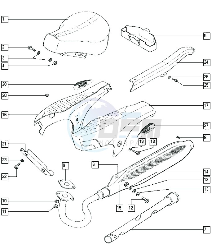Seat-shields-exhaust blueprint