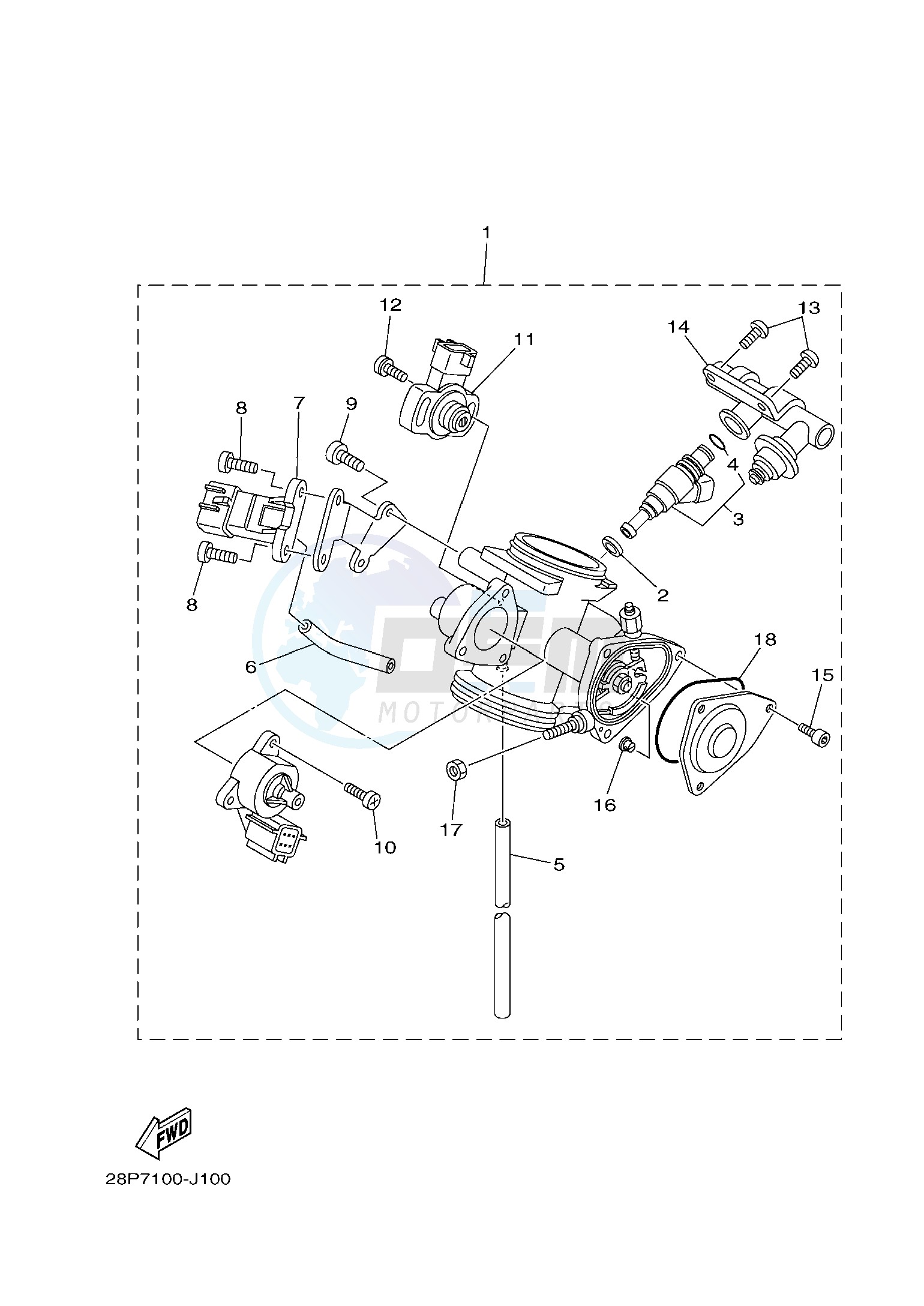 THROTTLE BODY ASSY 1 image