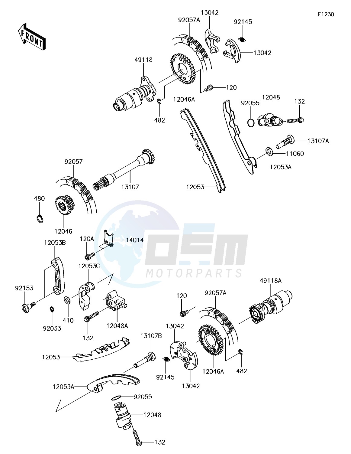 Camshaft(s)/Tensioner blueprint