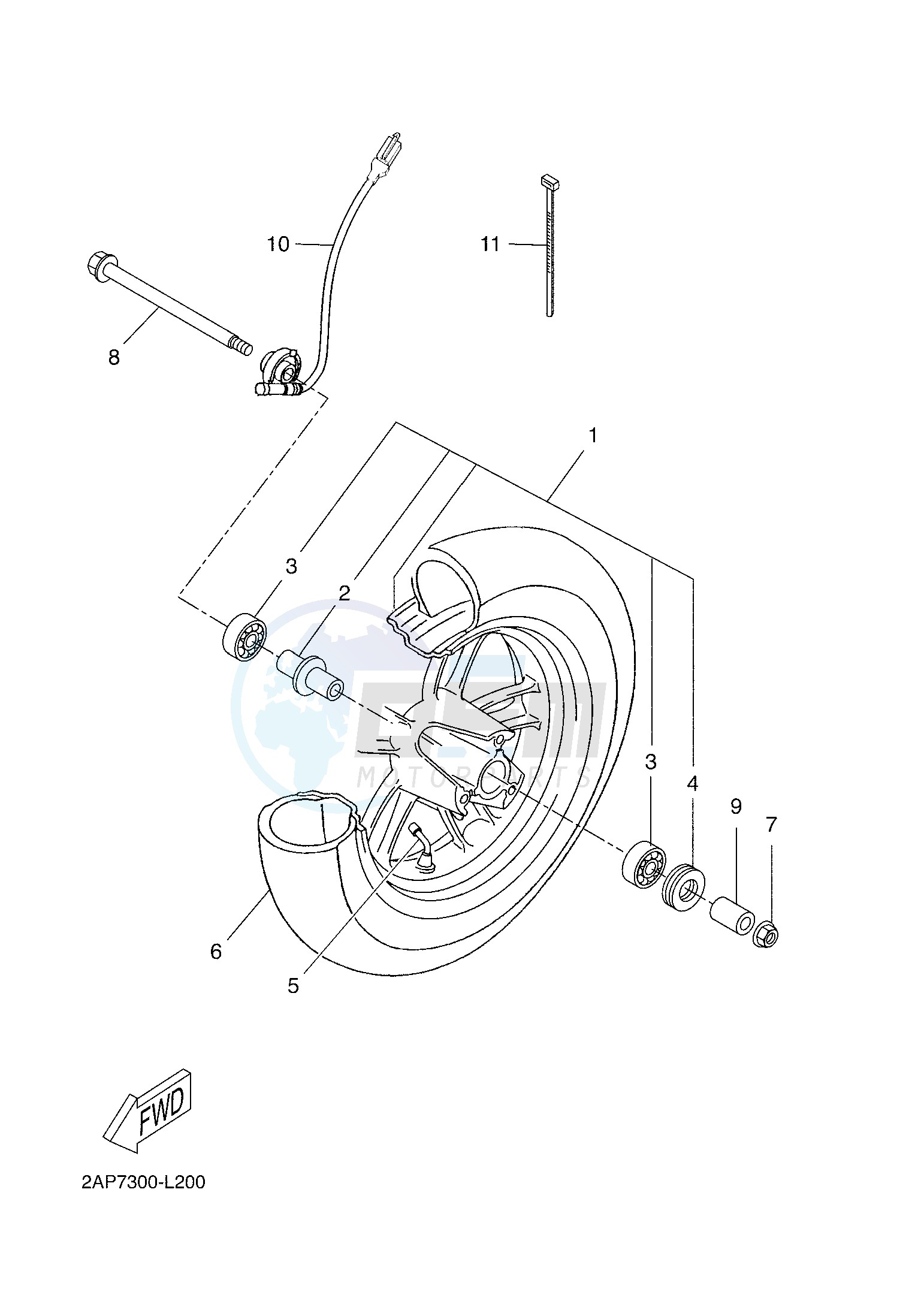 FRONT WHEEL image