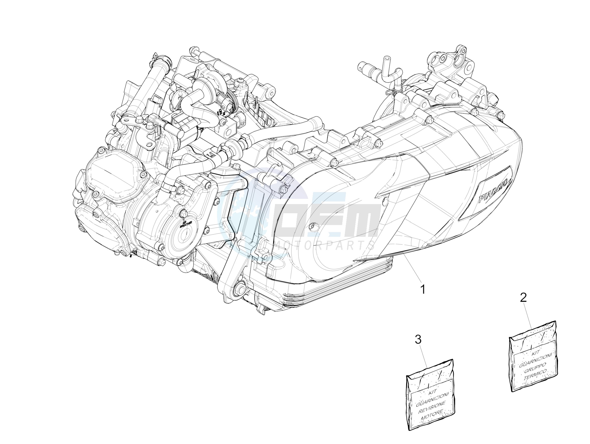 Engine, assembly image