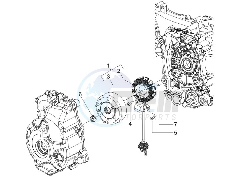 Flywheel magneto image