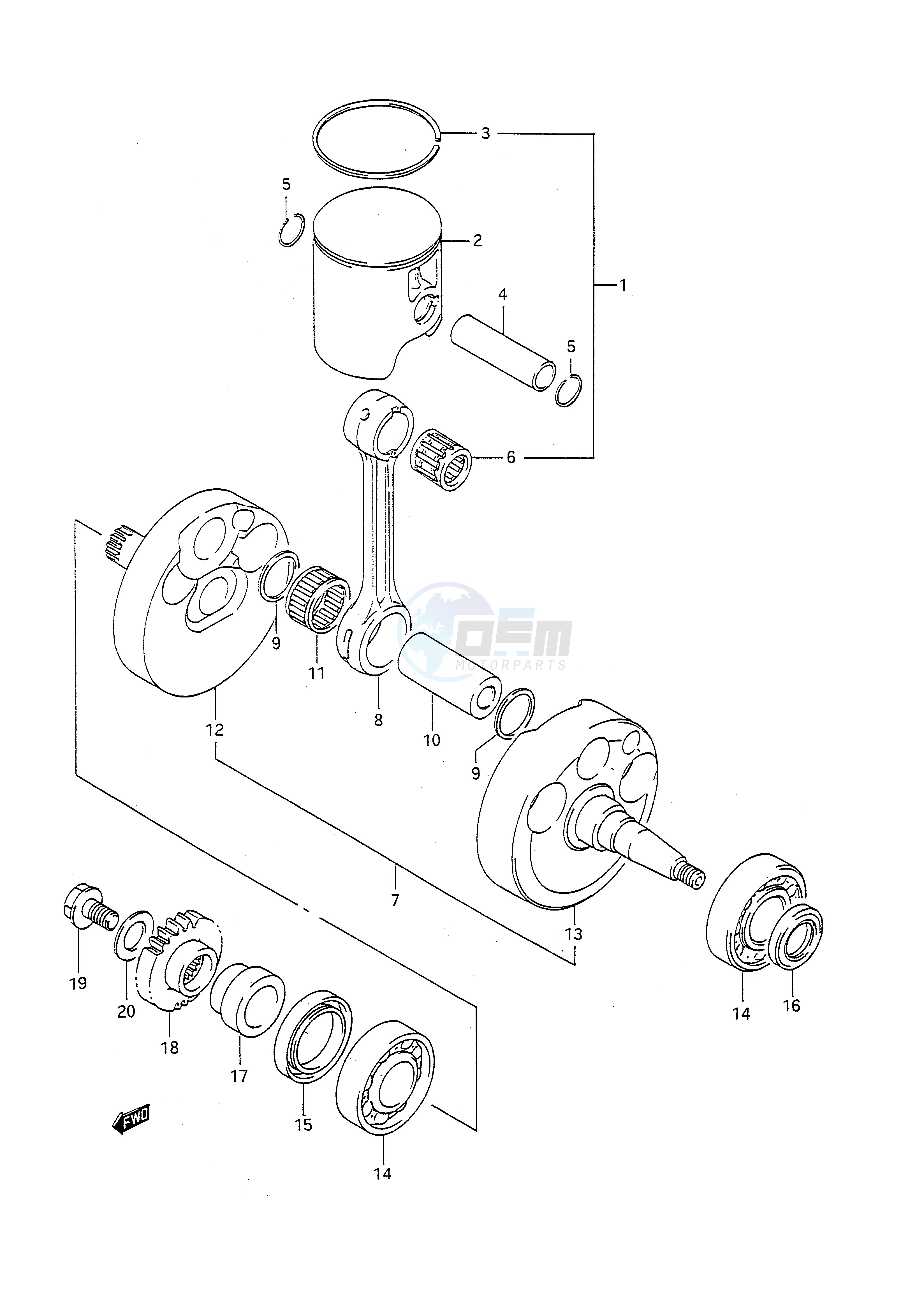 CRANKSHAFT (MODEL M) image