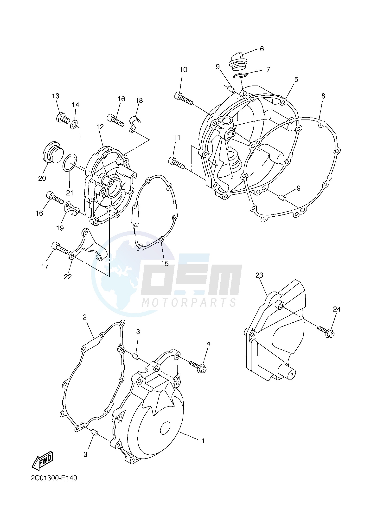 CRANKCASE COVER 1 image