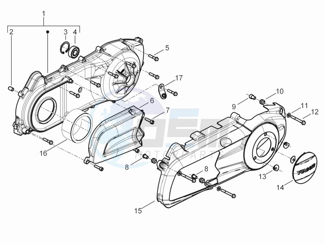 Crankcase cover - Crankcase cooling image