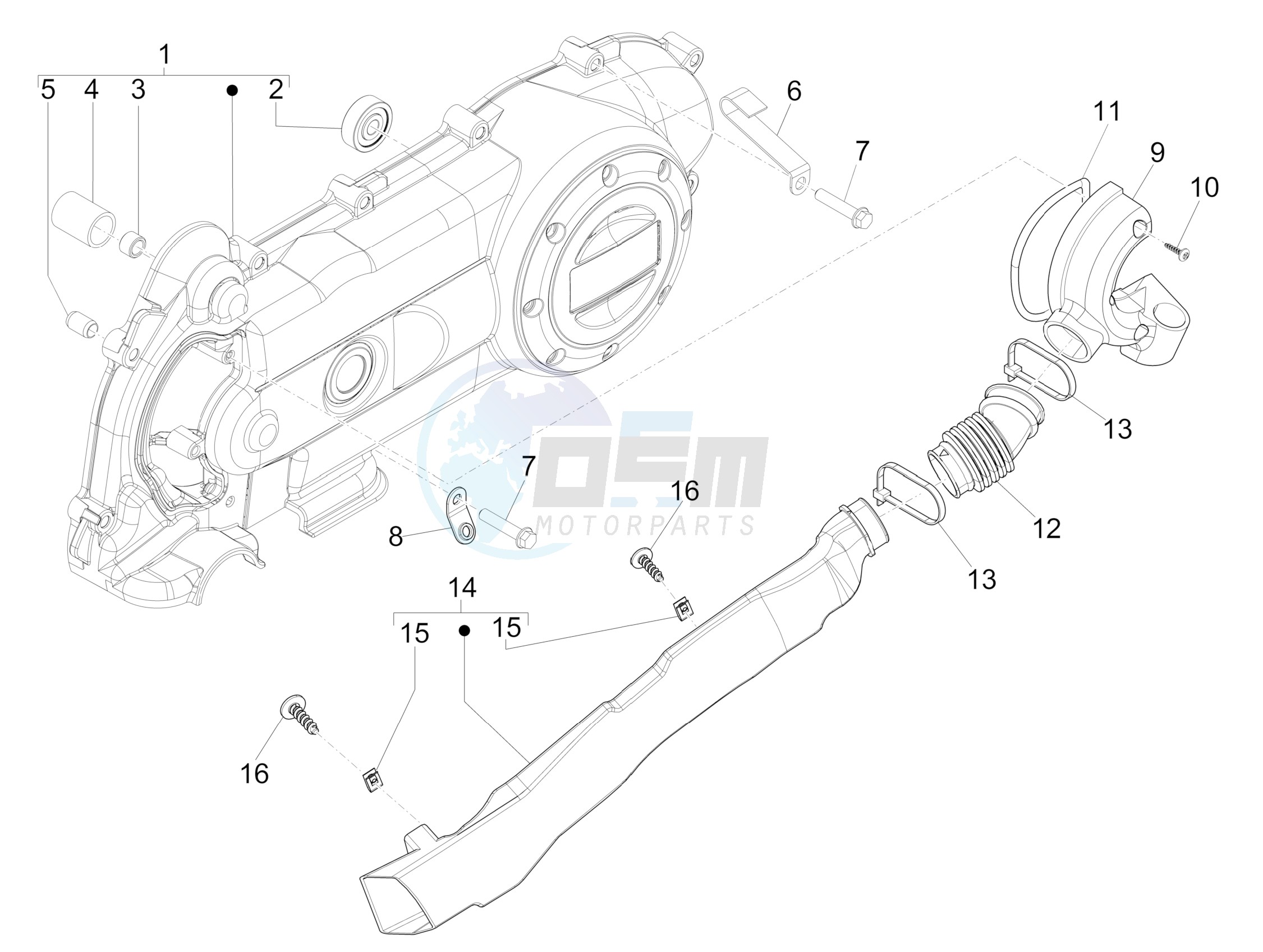 Crankcase cover - Crankcase cooling image