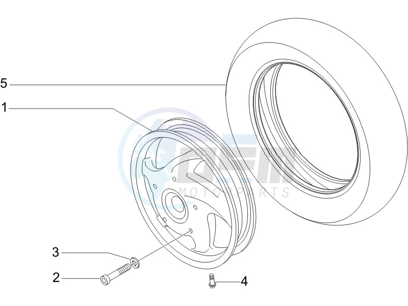 Front wheel blueprint