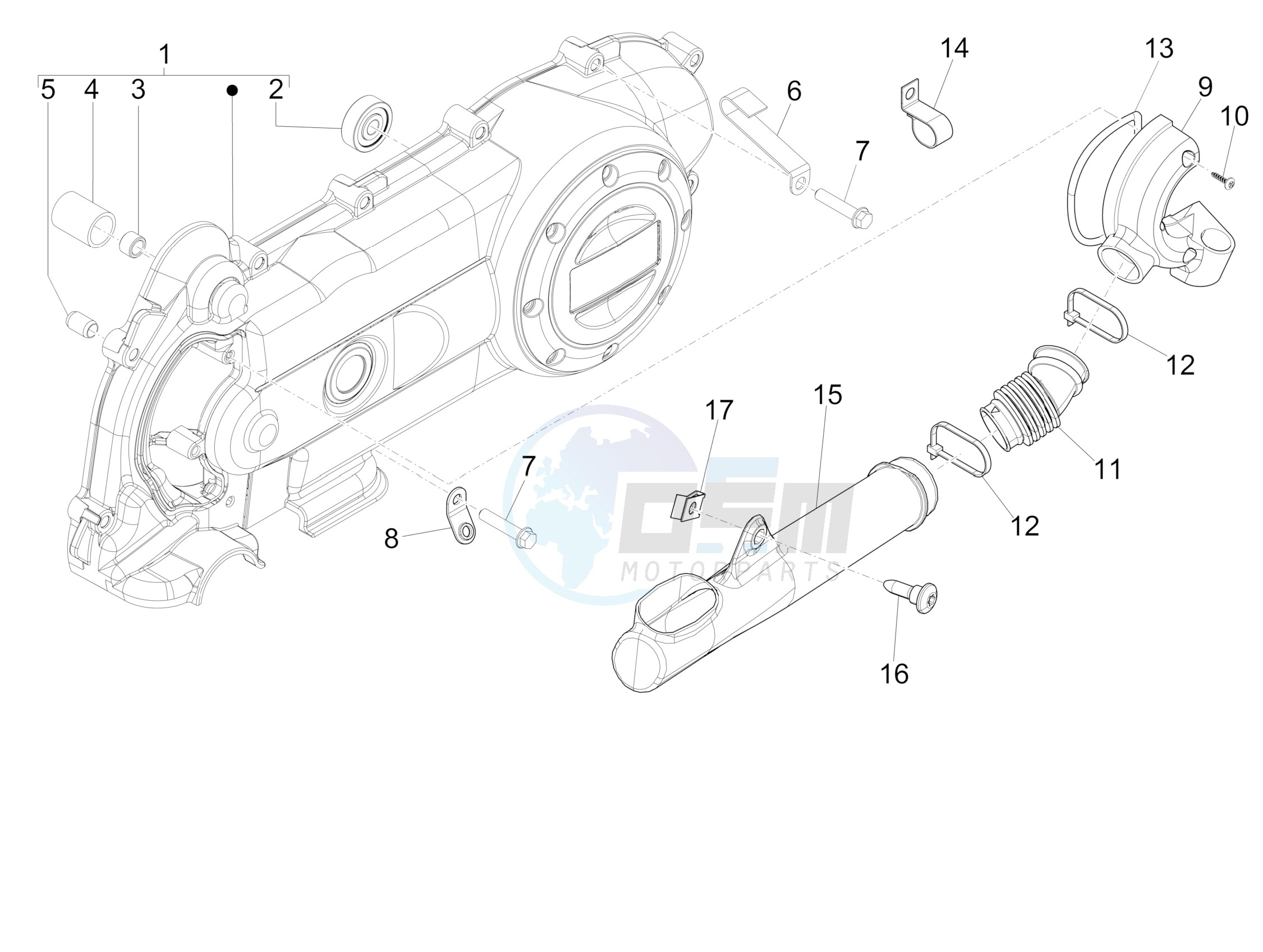 Crankcase cover - Crankcase cooling image