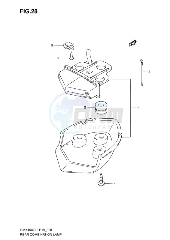 REAR COMBINATION LAMP image