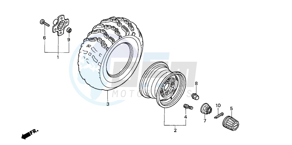 REAR WHEEL blueprint