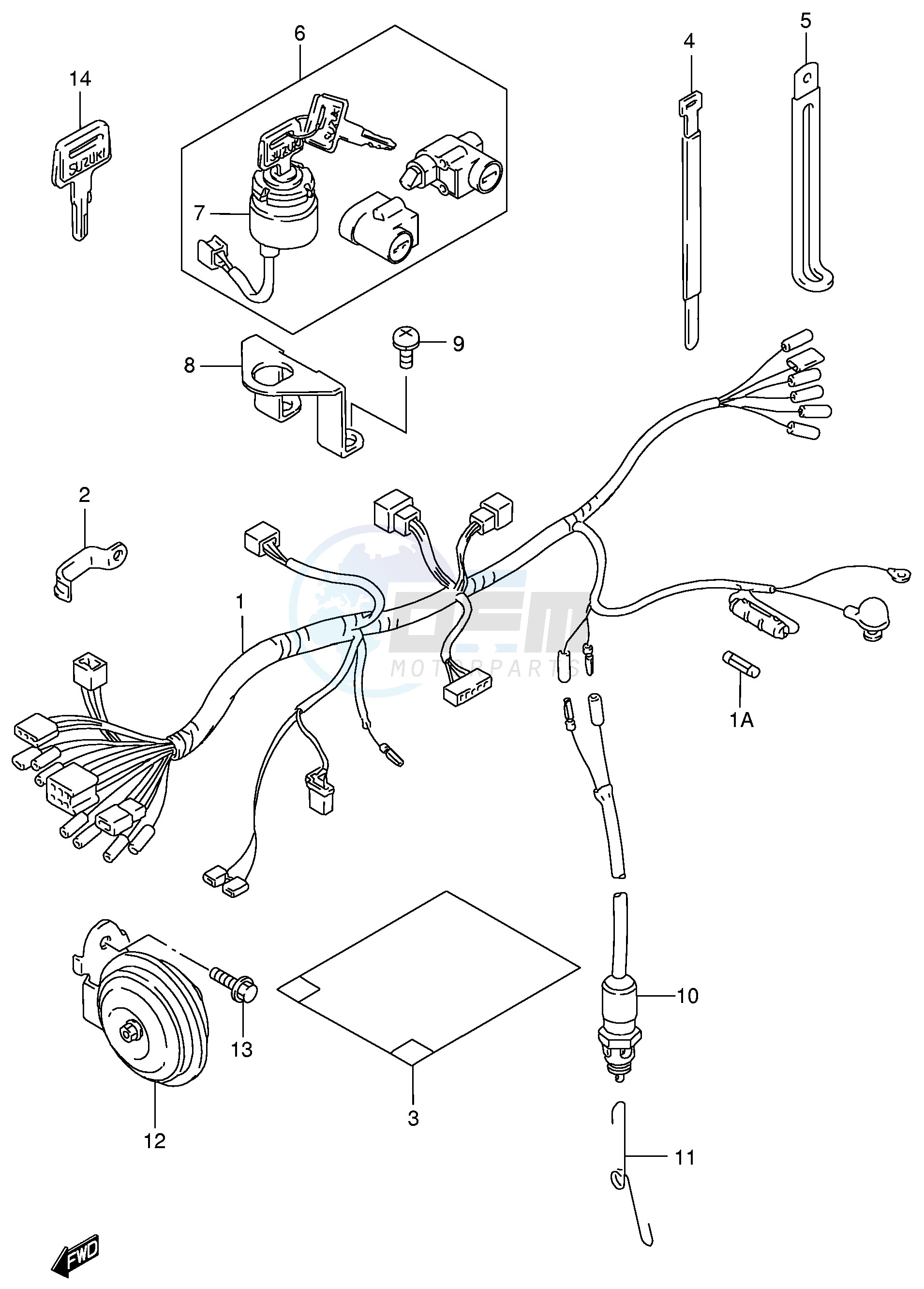 WIRING HARNESS (E1,E24,E71) image