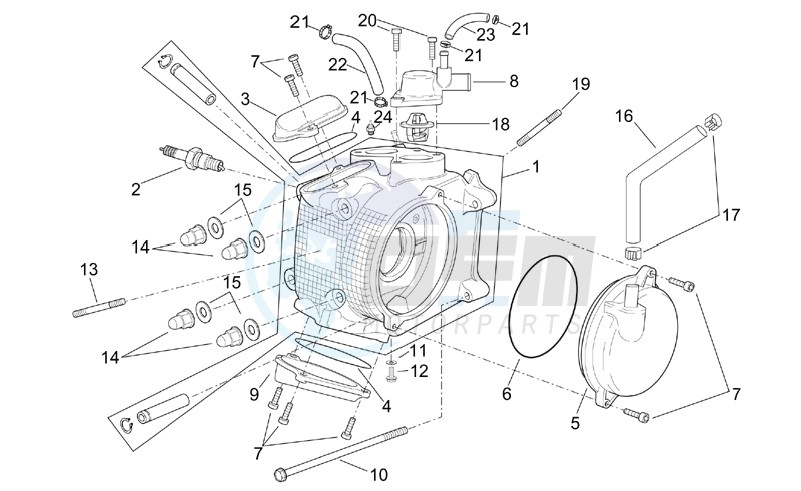 Engine head blueprint