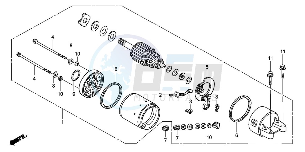 STARTING MOTOR image