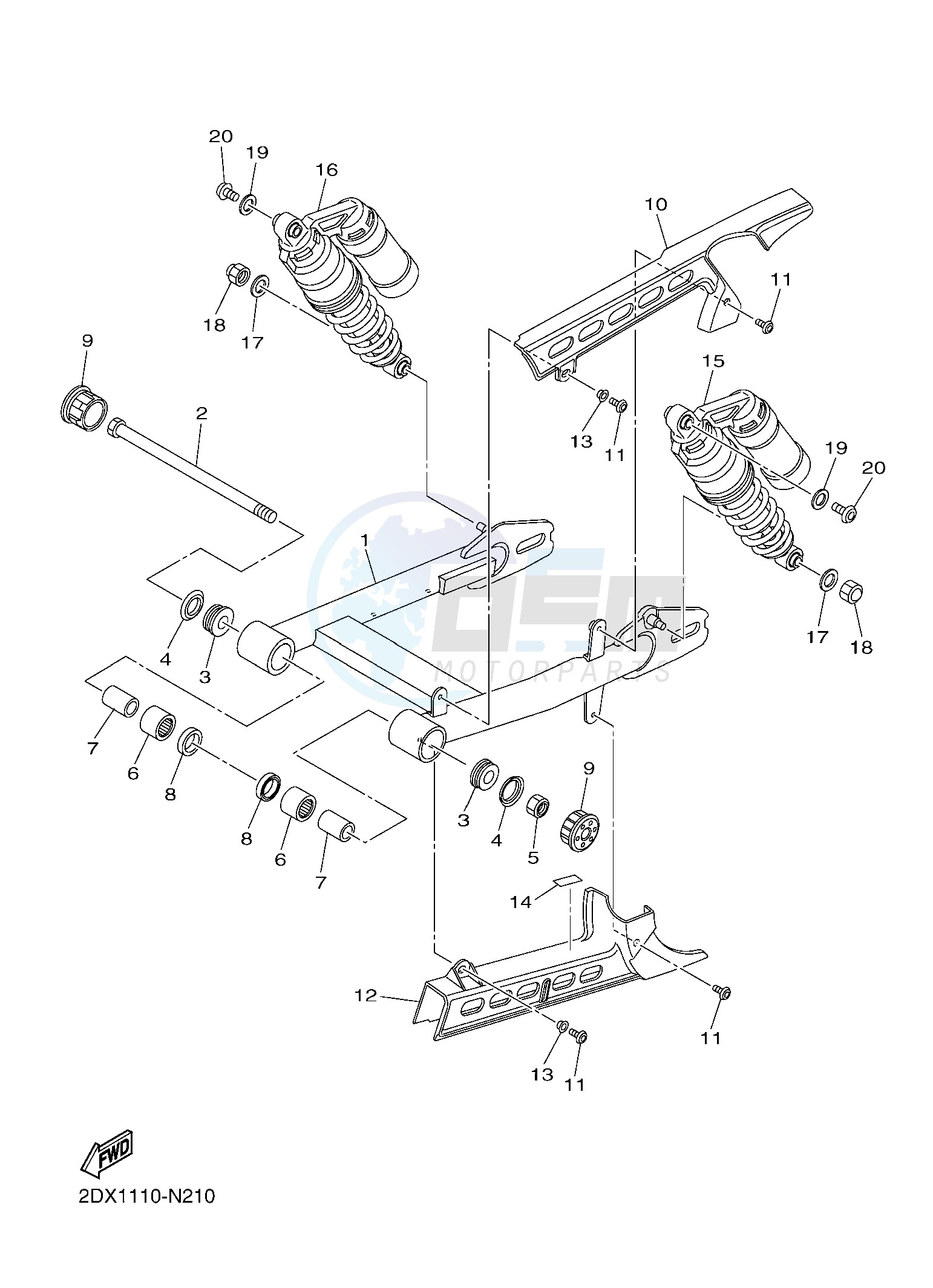 REAR ARM & SUSPENSION image