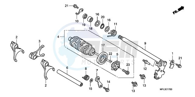 GEARSHIFT DRUM blueprint