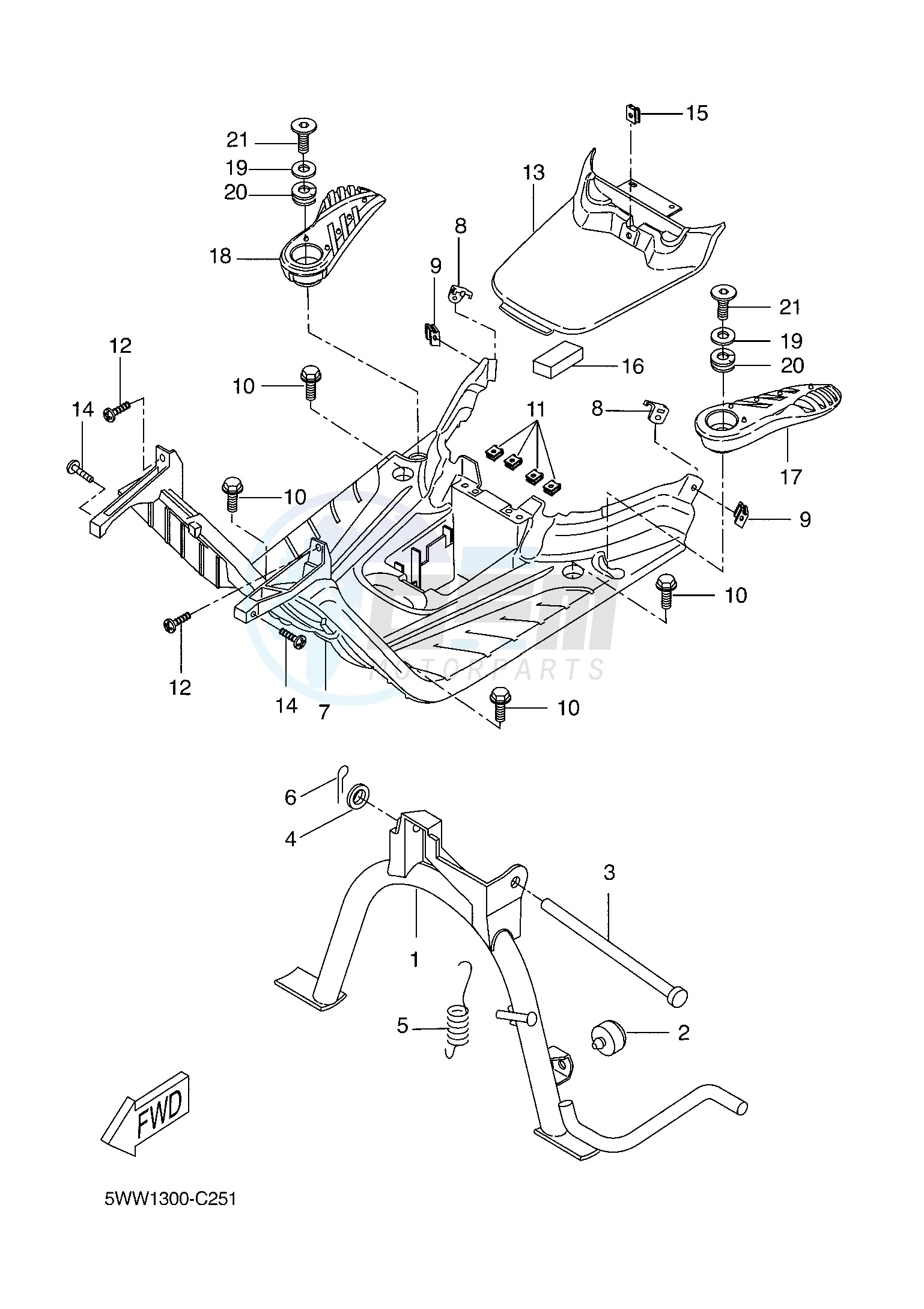 STAND & FOOTREST image