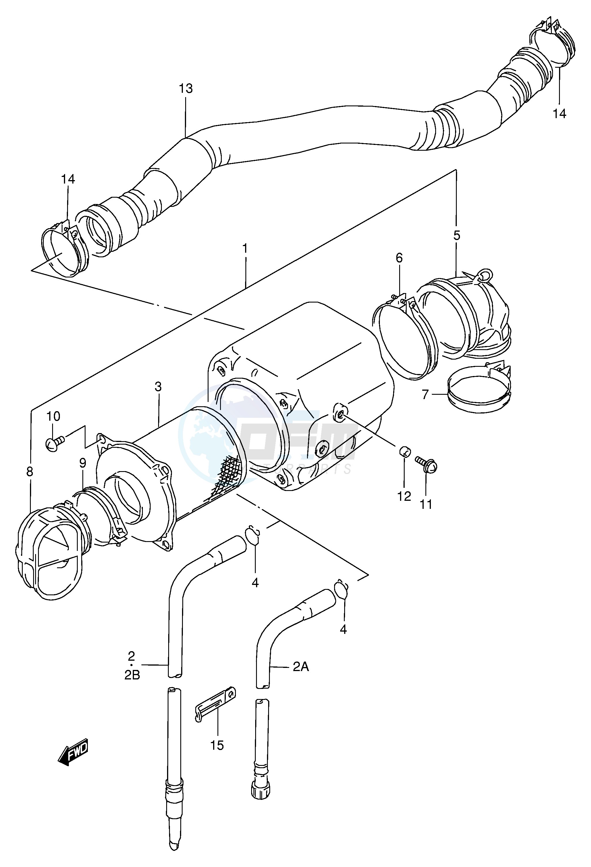 AIR CLEANER (FRONT) blueprint
