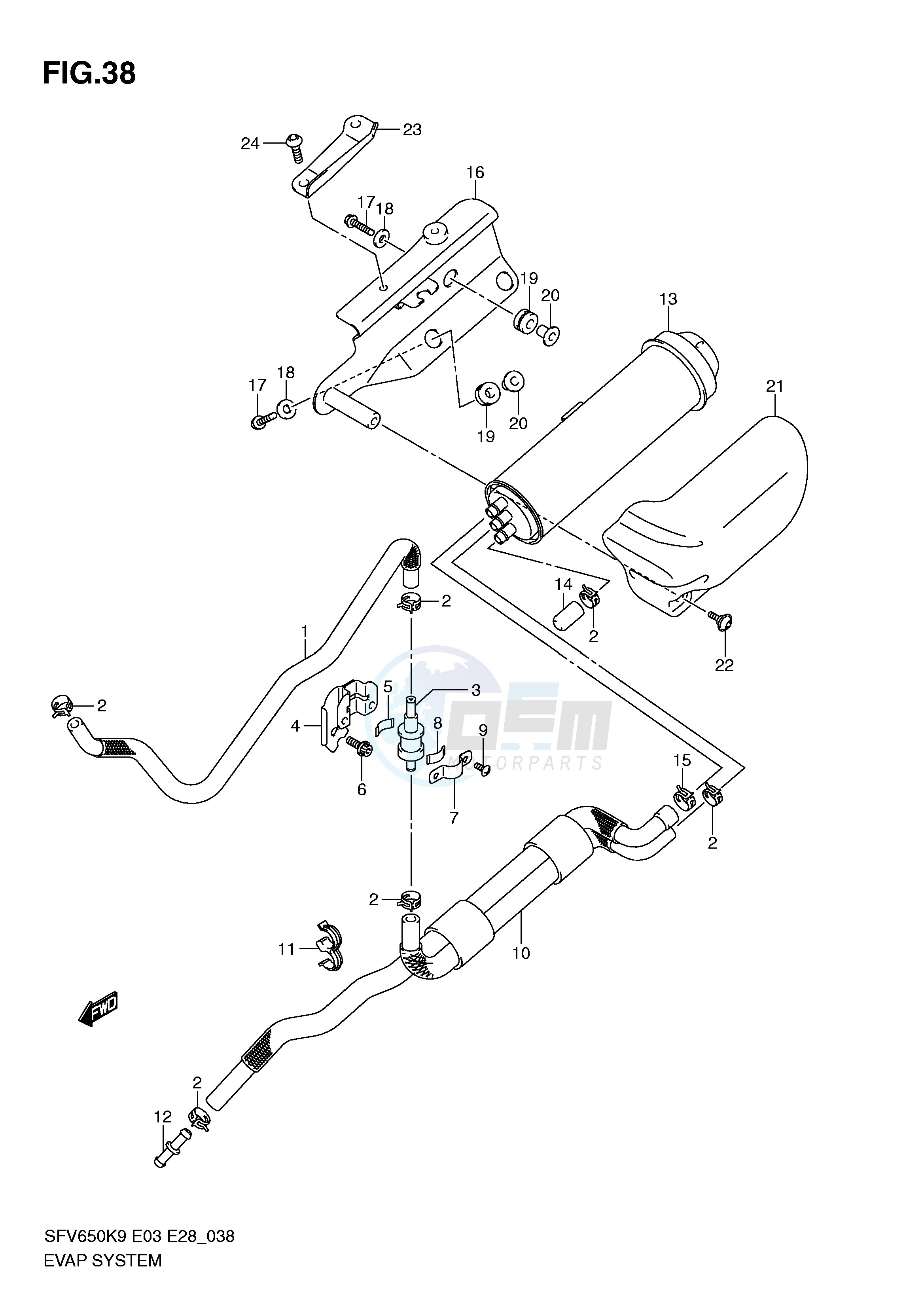 EVAP SYSTEM (E33) image