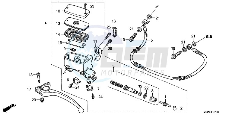 CLUTCH MASTER CYLINDER image