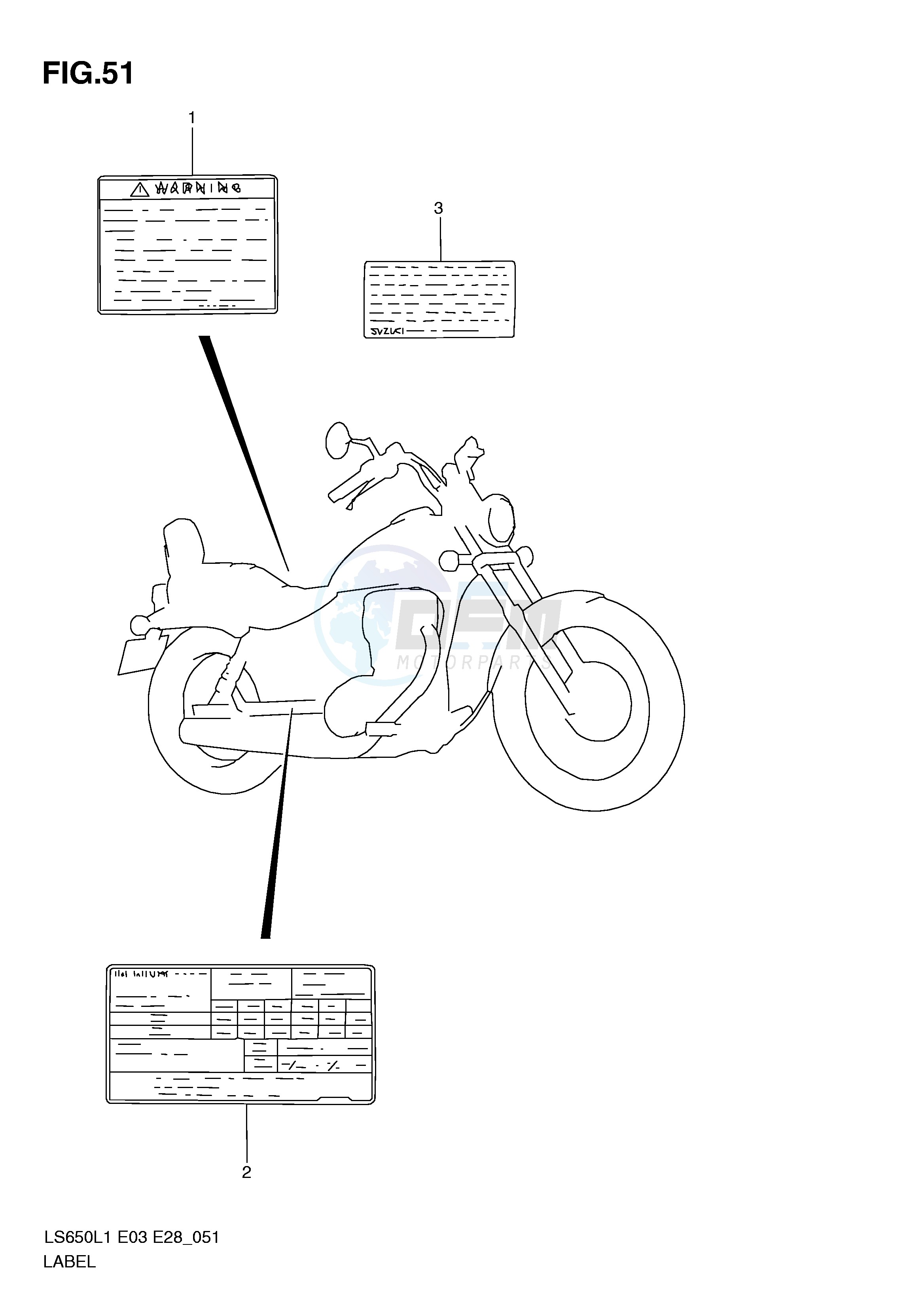 WARNING LABEL (LS650L1 E33) blueprint