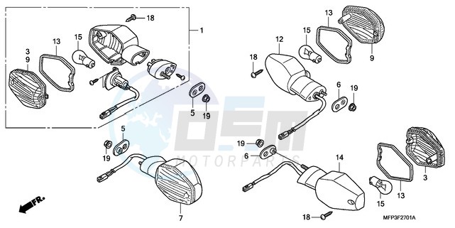 WINKER (CB1300S/CB1300SA) blueprint