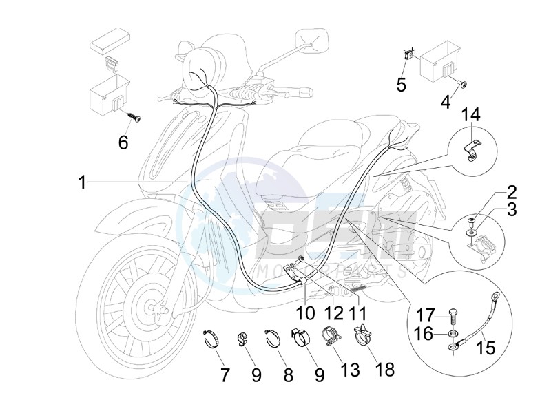 Main cable harness blueprint