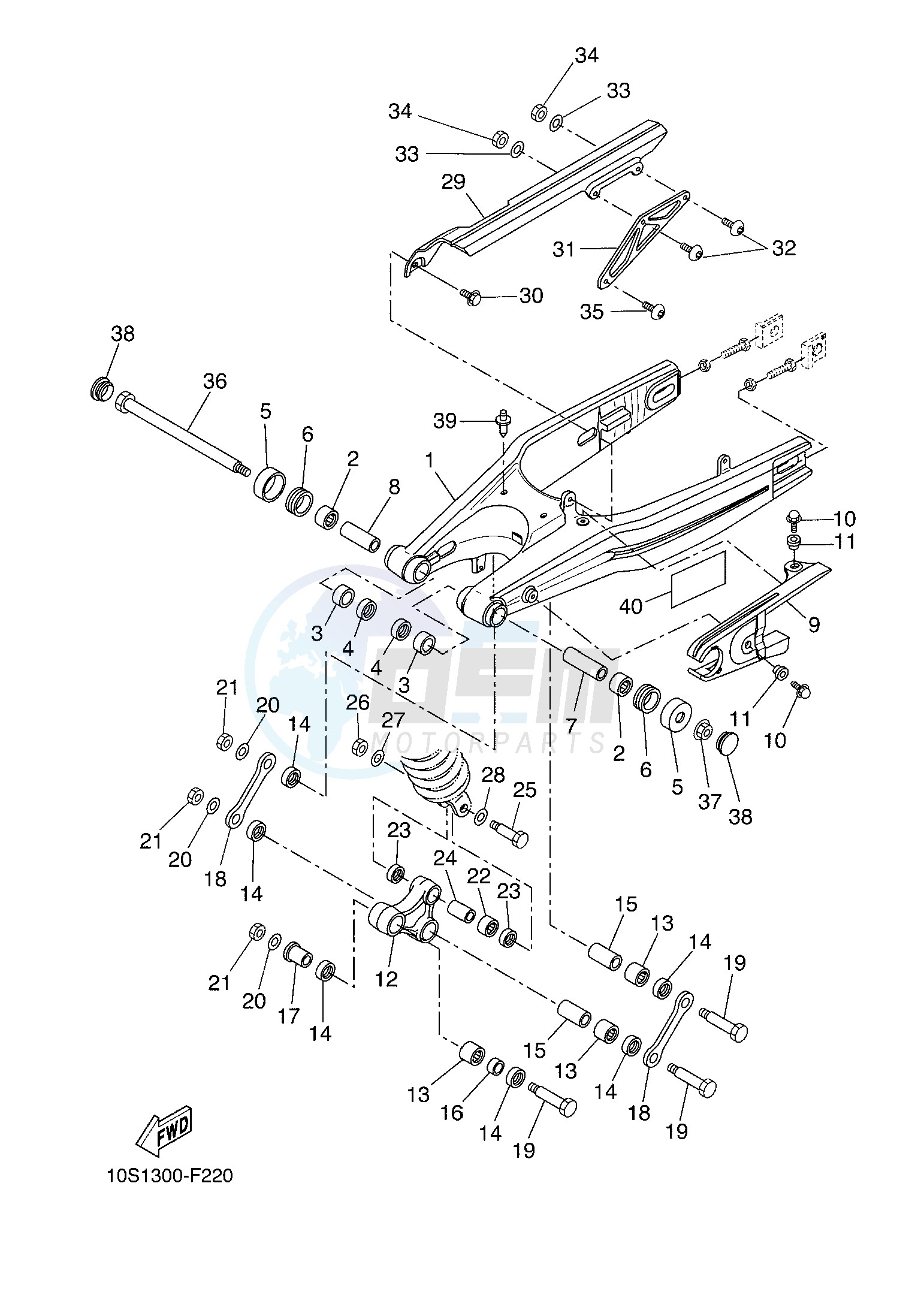 REAR ARM blueprint