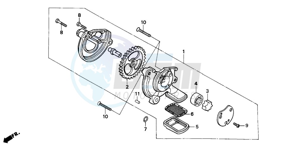 OIL PUMP blueprint