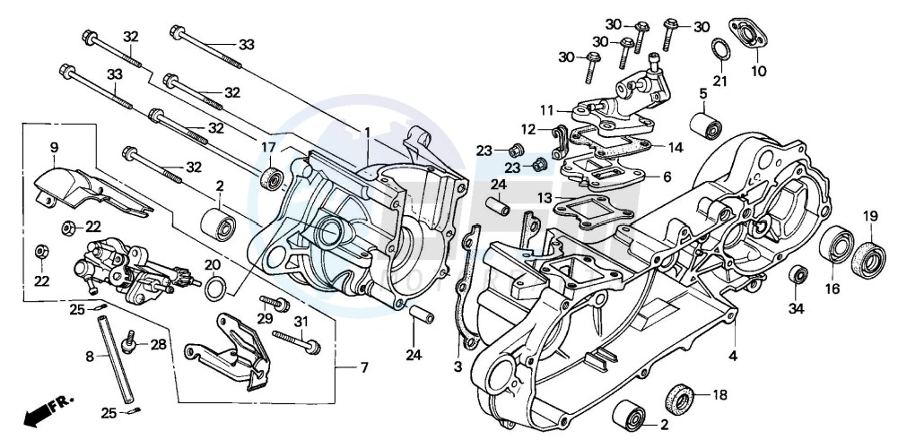 CRANKCASE/OIL PUMP image